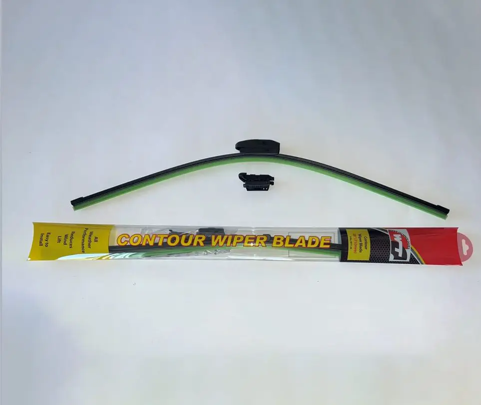 A green and black bow with a stick